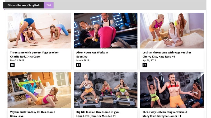 FitnessRooms - September 2022-May 2023  SiteRip ( 12 Videos )