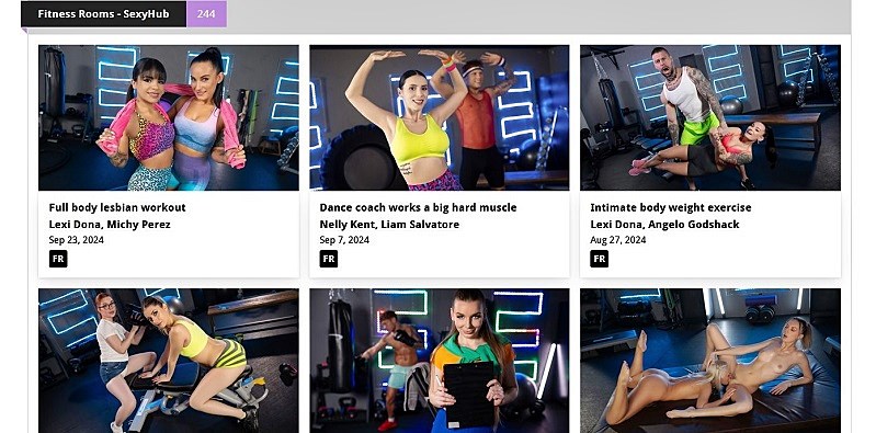 FitnessRooms - January-September 2024  SiteRip ( 12 Videos )